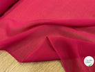 CREPE DE SOIE FLUIDE DOUBLE GEORGETTE ROSE BONBON - My Little Coupon