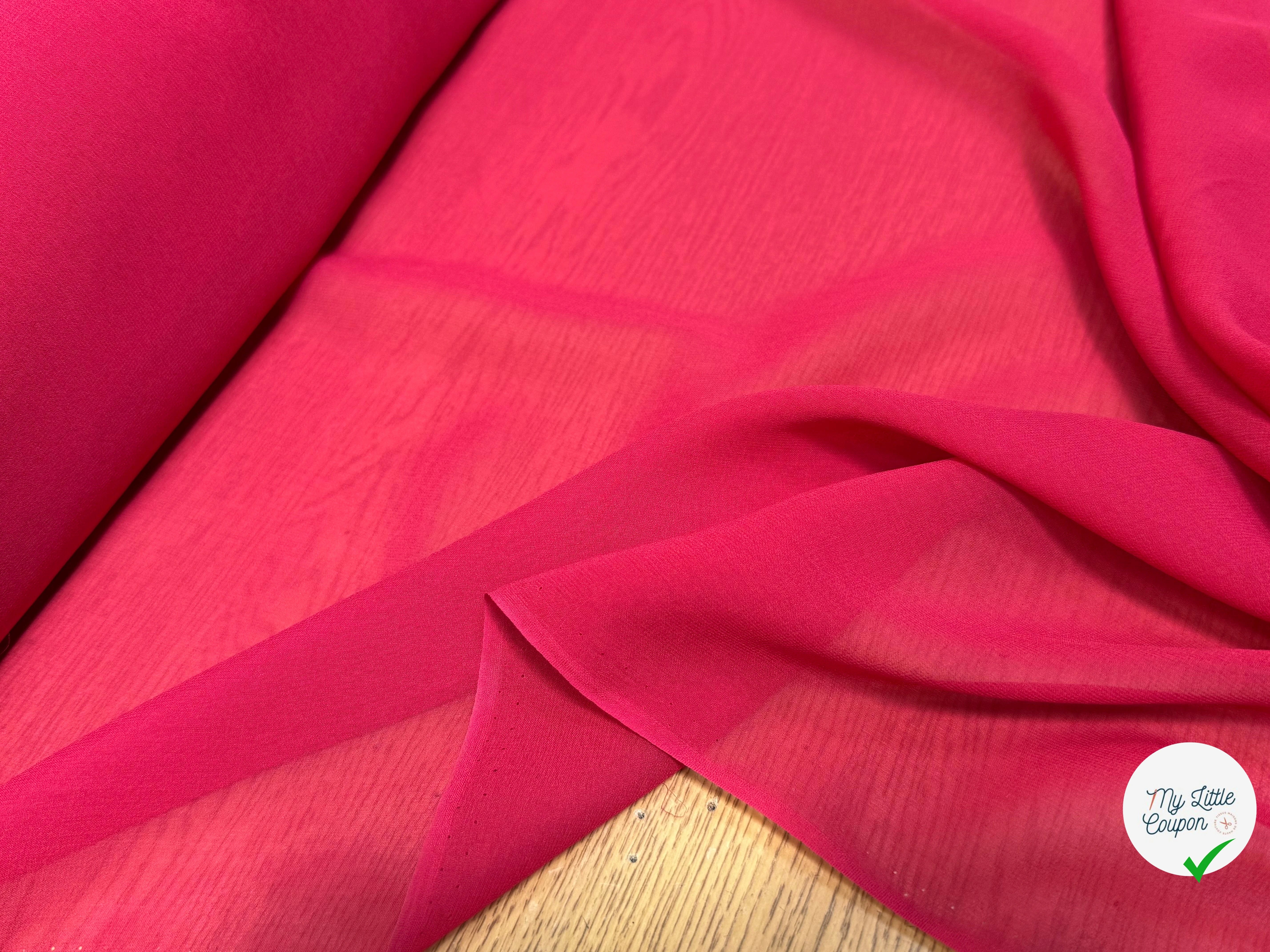 CREPE DE SOIE GEORGETTE BON-BON - My Little Coupon