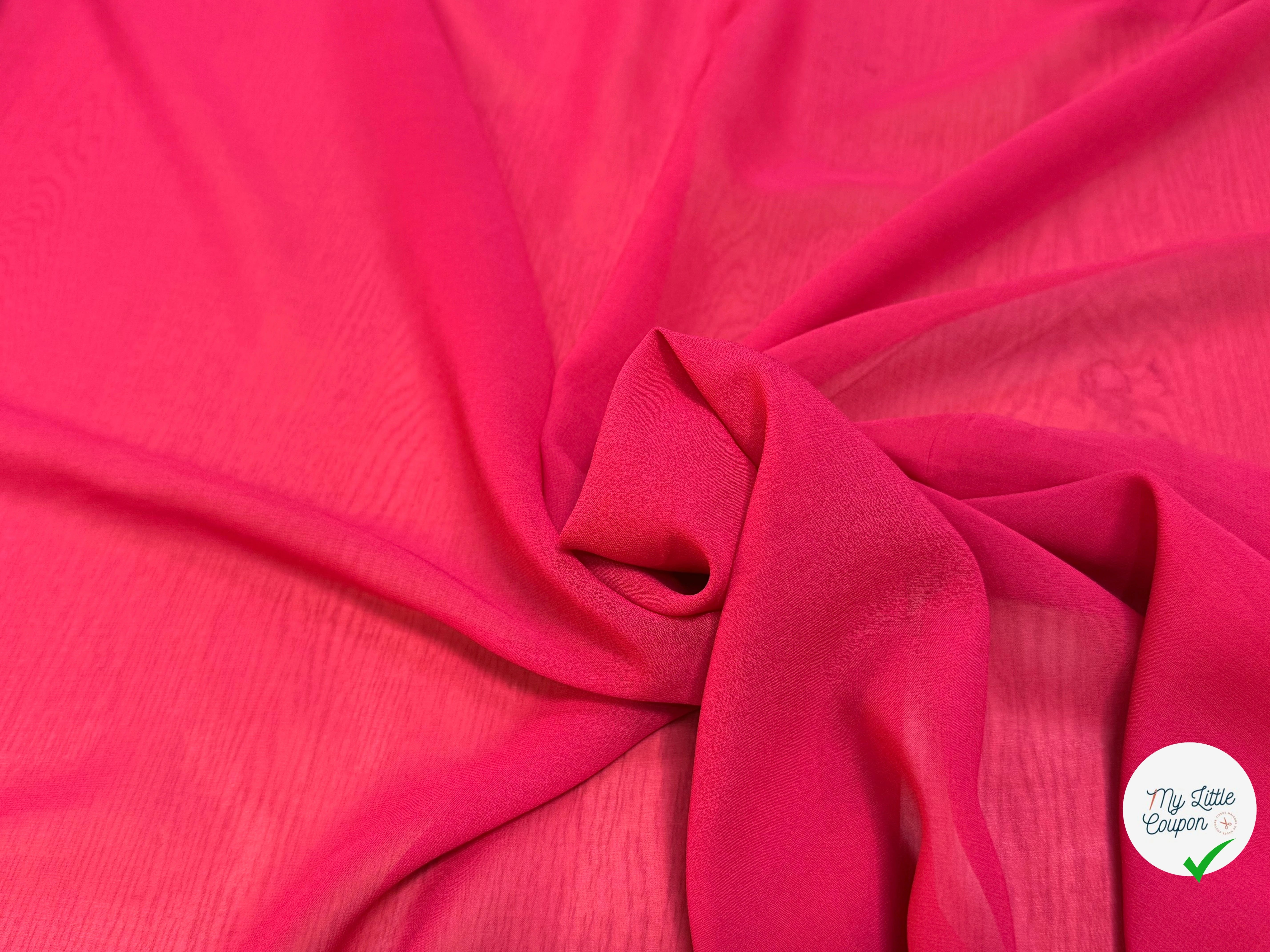 CREPE DE SOIE GEORGETTE BON-BON - My Little Coupon