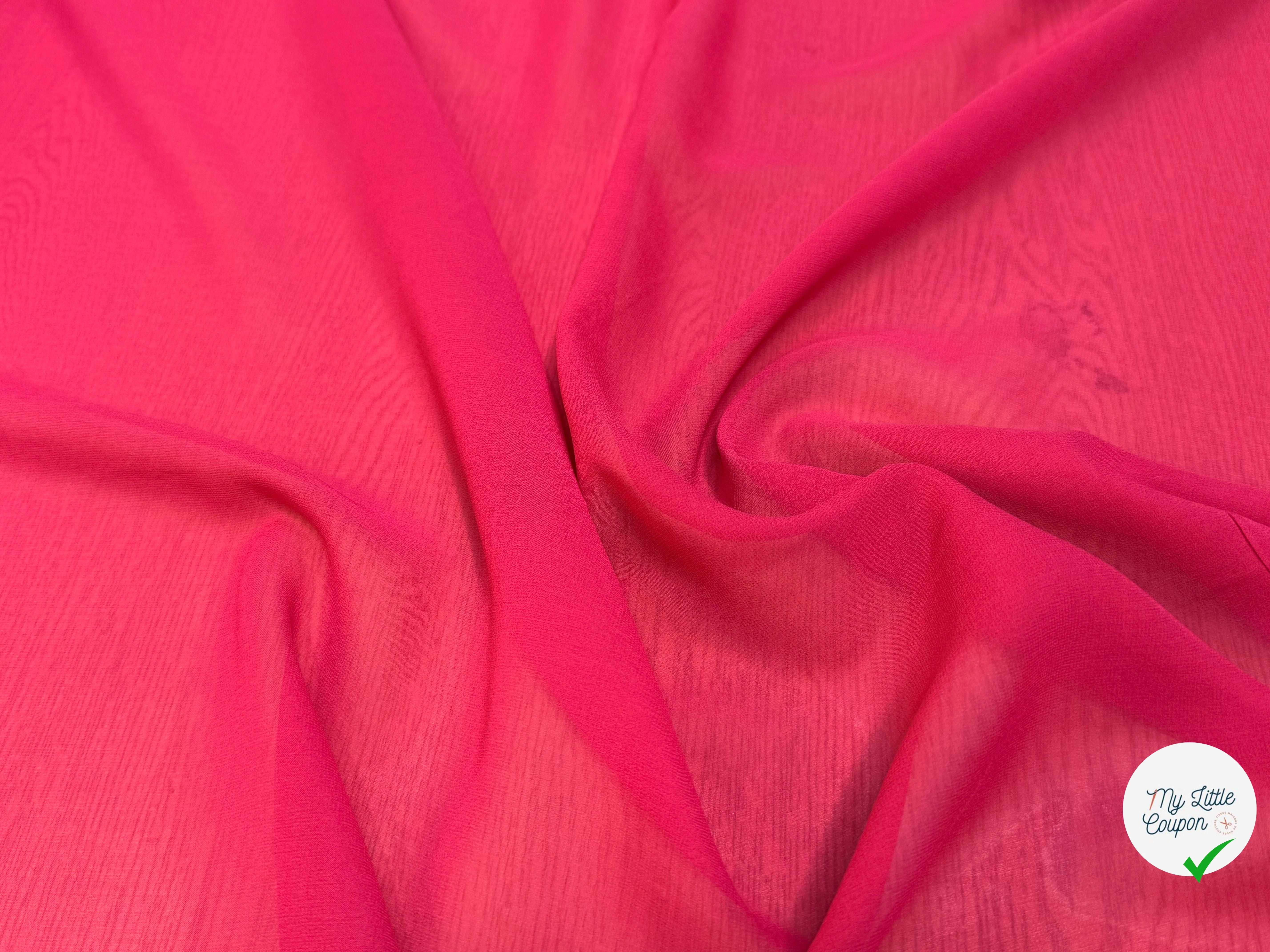 CREPE DE SOIE GEORGETTE BON-BON - My Little Coupon
