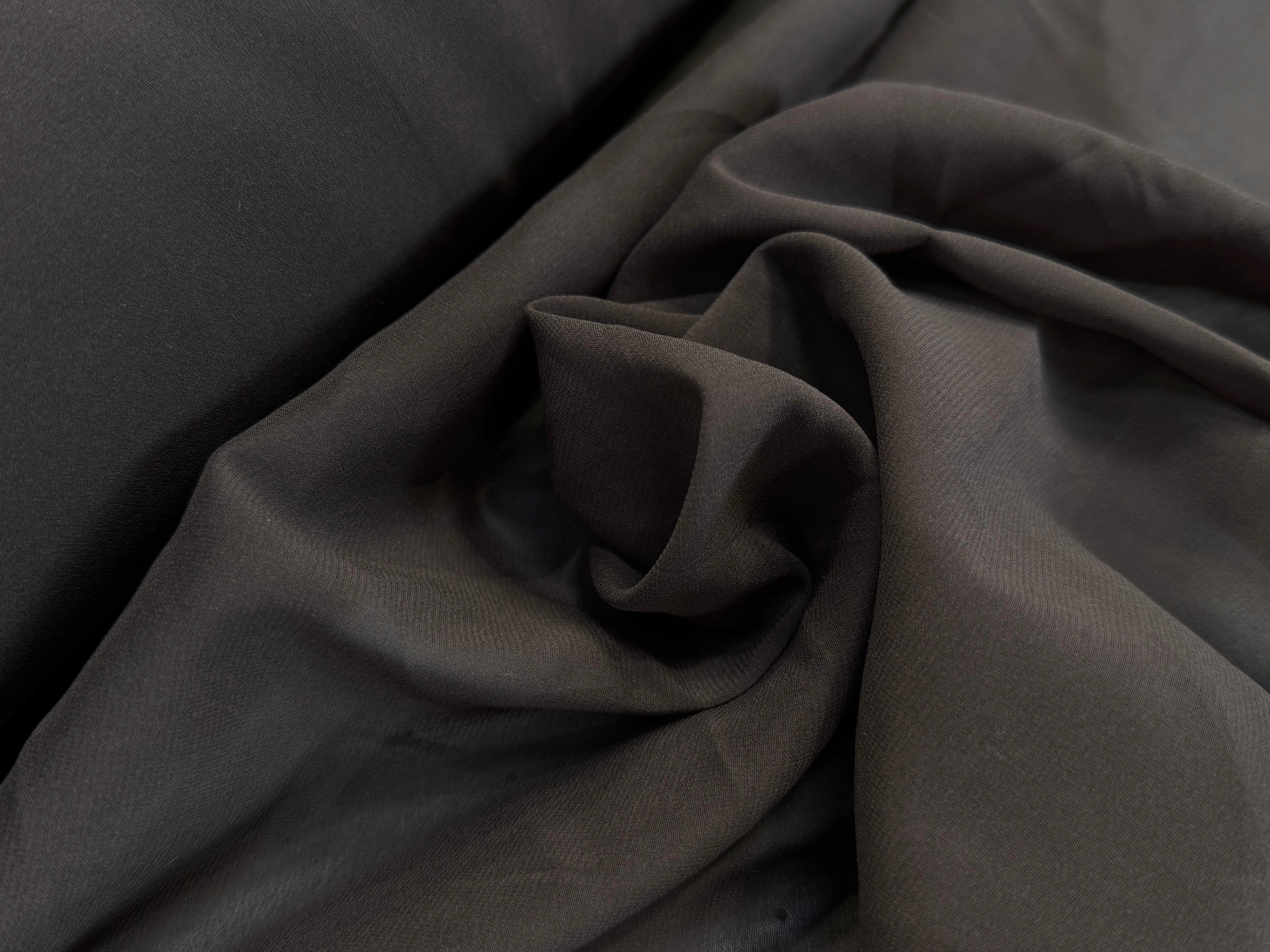 CREPE DE SOIE LAIZE 100 MARRON - My Little Coupon
