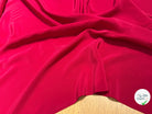 CREPE DE SOIE LÉGÈREMENT SATINÉ ROUGE/ROSE ASPECT PEACHSKIN - My Little Coupon