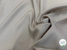 CREPE DE SOIE LÉGÈREMENT SATINÉ TEXTURÉ SHANTUNG BEIGE SABLE QUALITÉ COUTURE - My Little Coupon