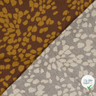 Crêpe de viscose abstrait ocre