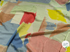 CRÊPE DE VISCOSE IMPRIMÉ GRAPHIQUE RAYURES JAUNE FANTASY PAPIER JAUNE - My Little Coupon