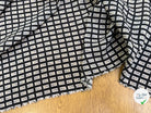 CRÊPE DE VISCOSE IMPRIMÉ SEMIS DE FLEURS FOND NOIR - My Little Coupon
