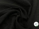 CRÊPE DE VISCOSE MATE NOIRE - My Little Coupon - tissu - coudre