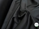 CREPE ENVERS SATIN ACETATE VISCOSE LOURD NOIR 72% ACETATE QUALITÉ COUTURE - My Little Coupon