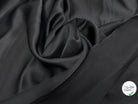CREPE ENVERS SATIN ACETATE VISCOSE NOIR COUTURE - My Little Coupon