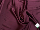 CREPE ENVERS SATIN FVISCOSE LUIDE BORDEAUX - My Little Coupon