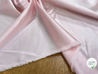 CREPE ENVERS SATIN LOURD ROSE PALE STRETCH - My Little Coupon