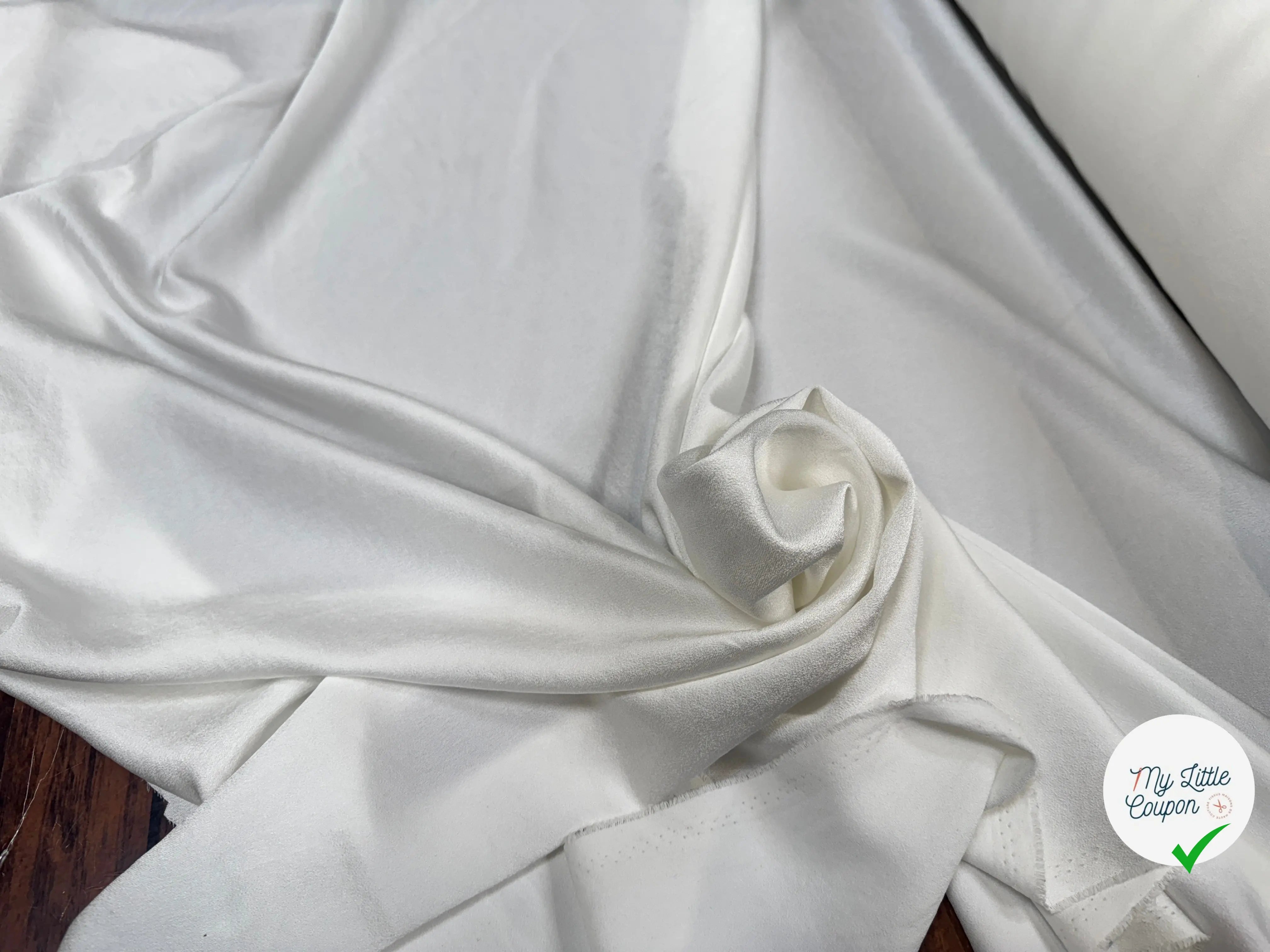 CREPE ENVERS SATIN POLYESTER STRETCH JAPONAIS - My Little Coupon