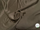 CREPE ENVERS SATIN TEXTURÉ SHANTUNG 100% VISCOSE MARRON CHOCO BEAU TOMBÉ - My Little Coupon