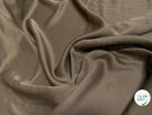 CREPE ENVERS SATIN TEXTURÉ SHANTUNG 100% VISCOSE MARRON CHOCO BEAU TOMBÉ - My Little Coupon