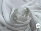 CRÊPE ENVERS SATIN UNI BLANC - My Little Coupon