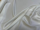 CREPE ENVERS SATIN VISCOSE ACÉTATE MAT BLANC CASSÉ - My Little Coupon