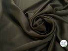 CREPE ENVERS SATIN VISCOSE BEAU TOMBÉ KAKI - My Little Coupon