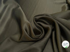 CREPE ENVERS SATIN VISCOSE BEAU TOMBÉ KAKI - My Little Coupon
