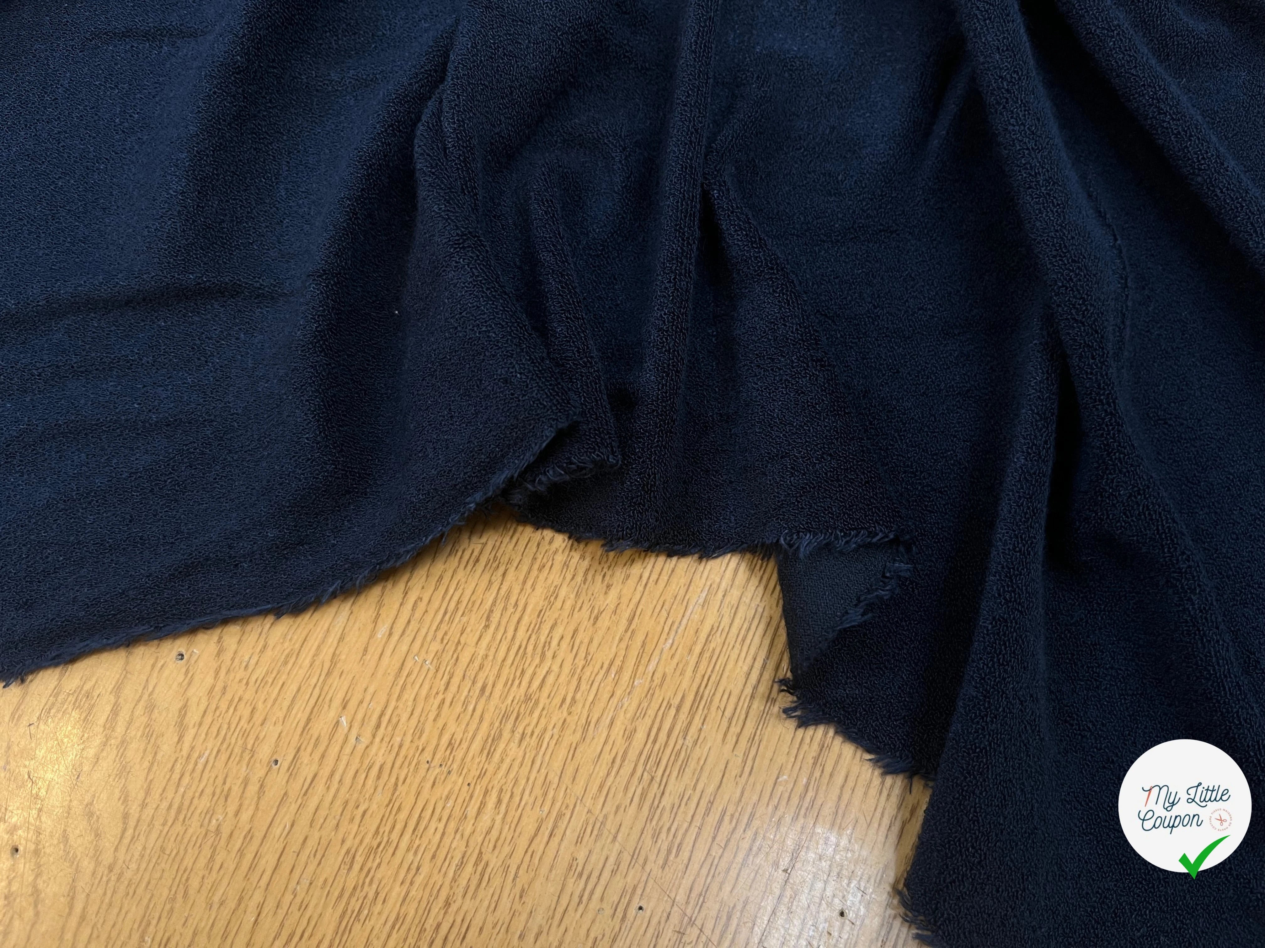 CREPE EPONGE ÉPONGE STRETCH NOISE BLUE - My Little Coupon