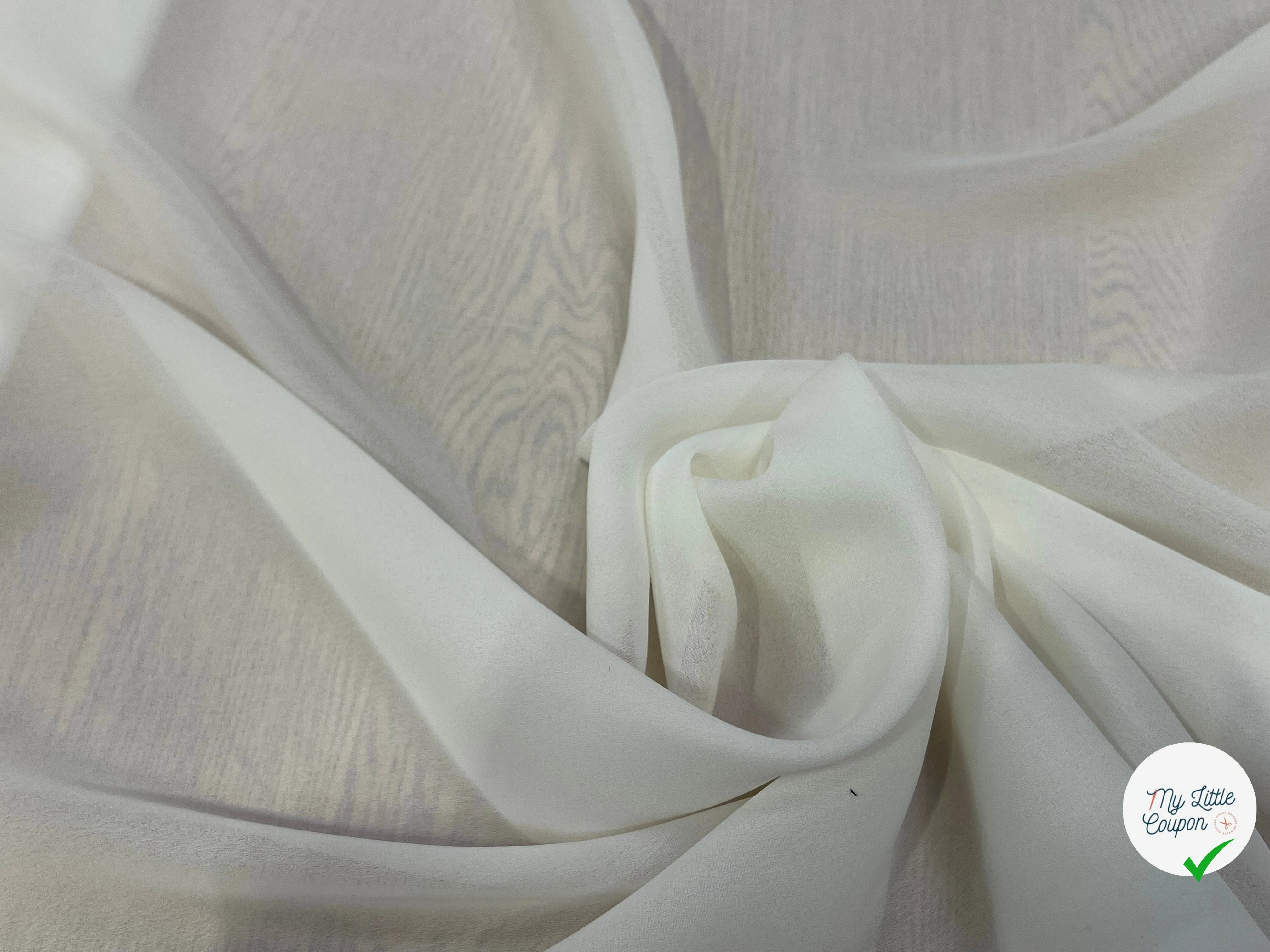 CREPE FLUIDE BLANC 148CM - My Little Coupon