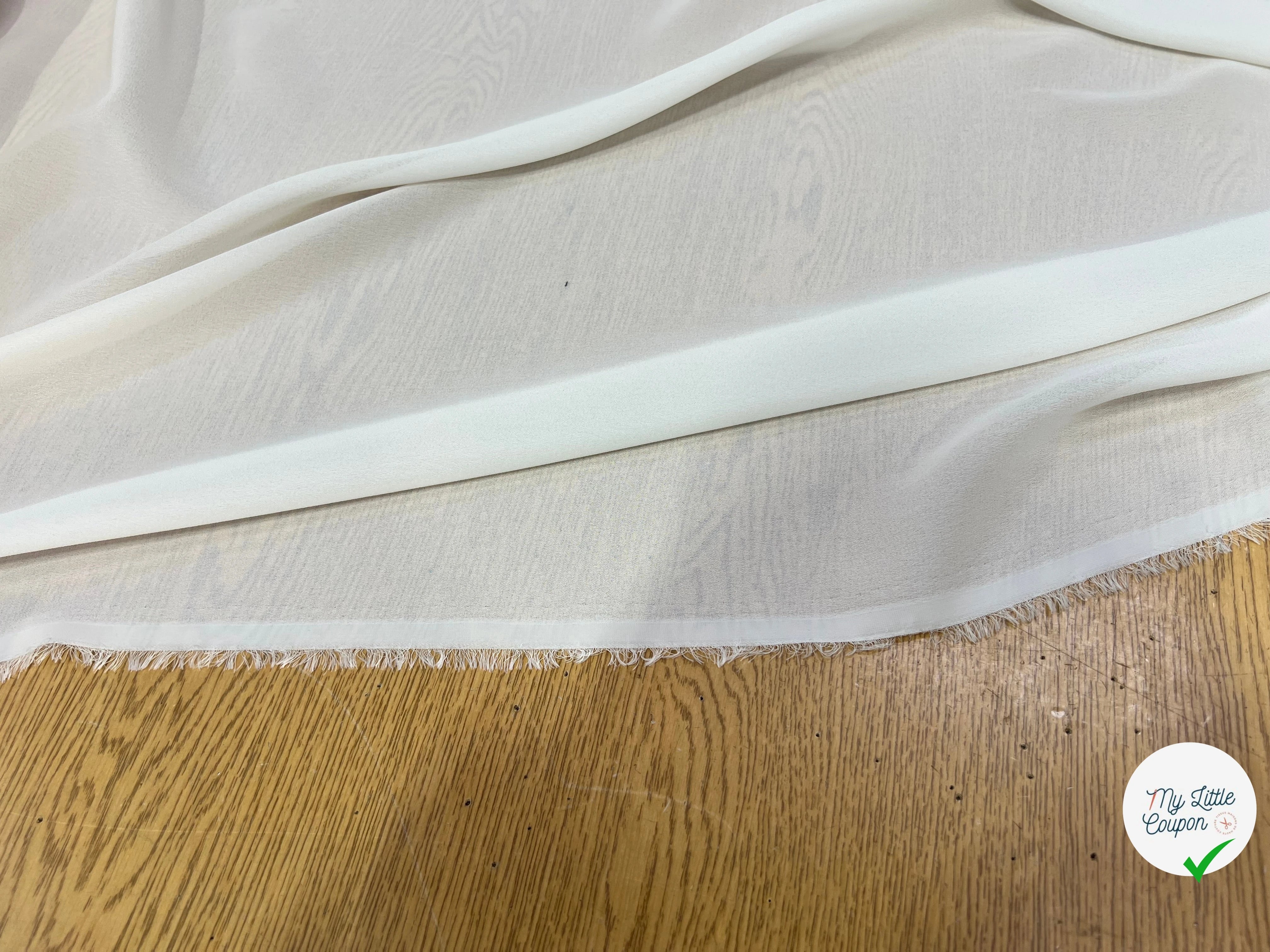 CREPE FLUIDE BLANC 148CM - My Little Coupon