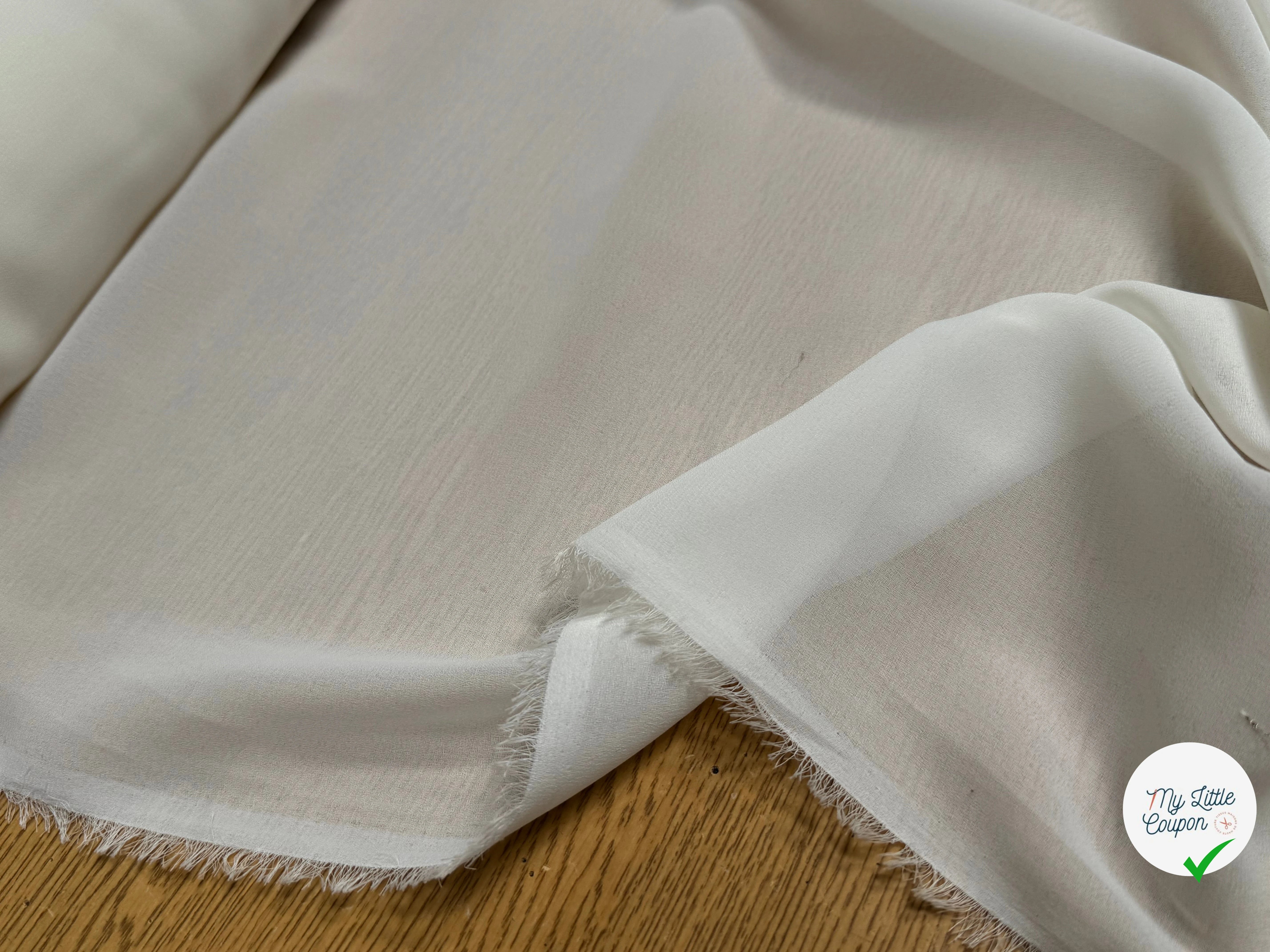 CREPE FLUIDE BLANC CASSÉ CHIC - My Little Coupon