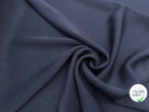 CRÊPE FLUIDE BLEU NUIT QUALITÉ PRESTIGE JAPON - My Little Coupon - tissu - coudre