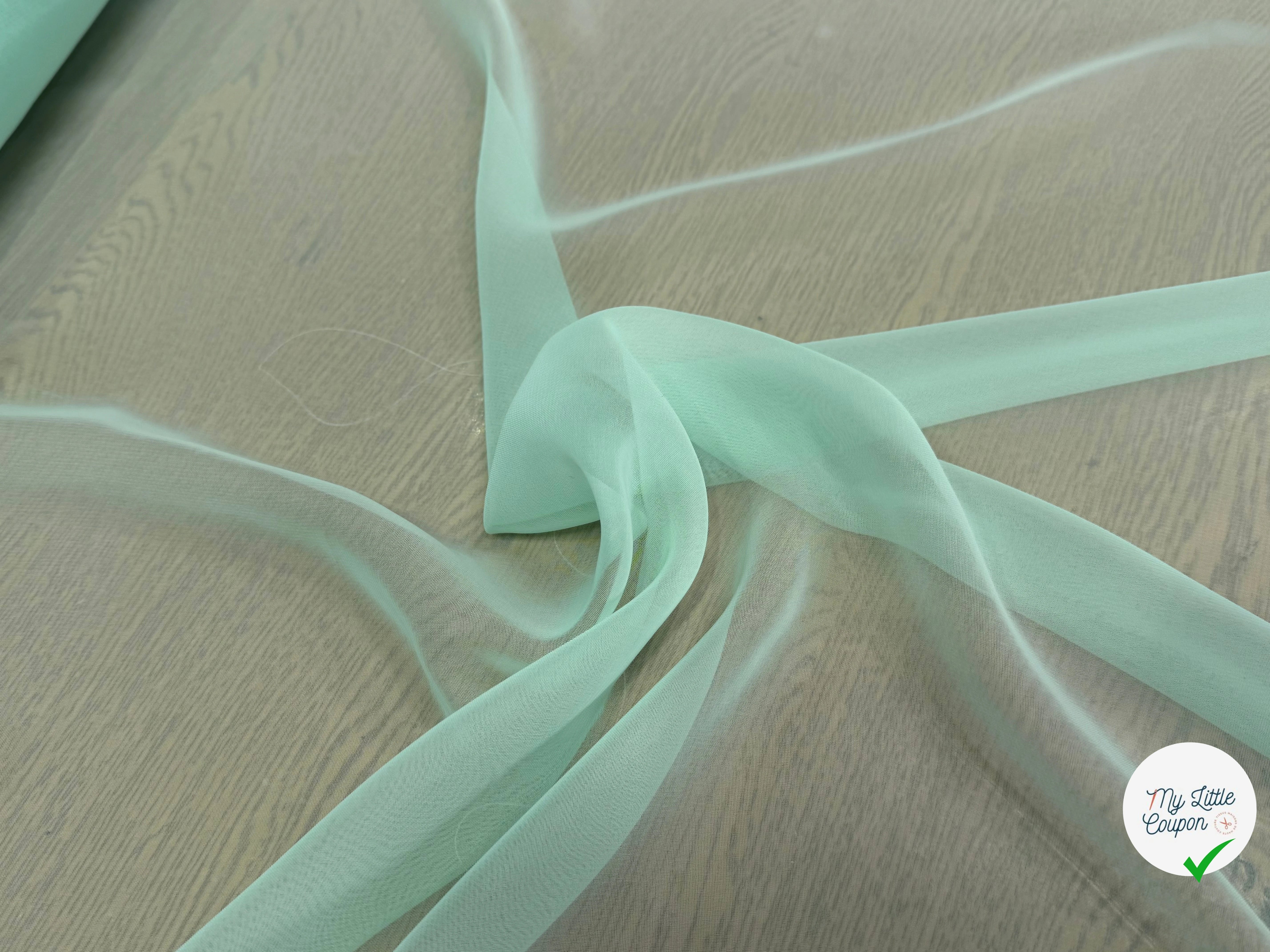 CREPE FLUIDE ET FIN VERT OPALINE - My Little Coupon