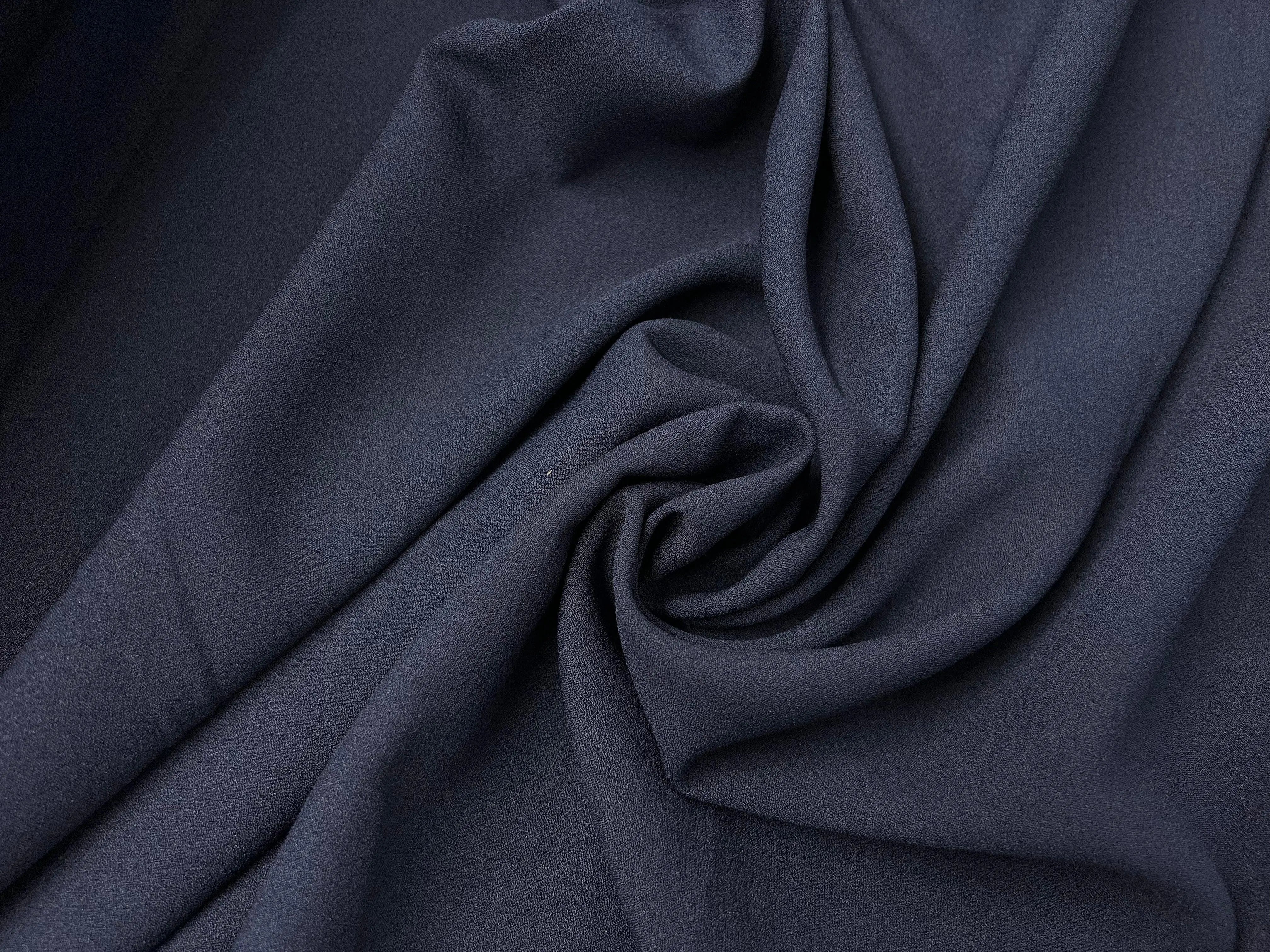 CRÊPE FLUIDE MARINE STRETCH - My Little Coupon - tissu - coudre