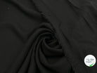 CRÊPE FLUIDE POLYESTER NOIR MSO