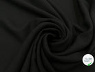 CRÊPE FLUIDE POLYESTER NOIR MSO