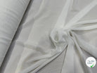 Tissu crêpe fluide texturé blanc cassé - aspect et couleur