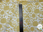 CRÊPE FROISSÉ ORNAMENT MUSTARD - My Little Coupon - tissu - coudre