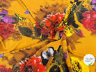 CREPE GAUFFRÉ JAUNE PAPILLONS & FLEURS - My Little Coupon