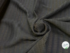 CREPE GAUFFRÉ VISCOSE SOIE ET LAINE GROSSES RAYURES TISSÉES FLUIDE NOIR - My Little Coupon