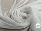 CREPE GEORGETTE BLANC POLYESTER - My Little Coupon
