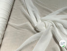 CREPE GEORGETTE DE SOIE ÉCRU FLUIDE 100% SOIE - My Little Coupon