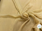 CREPE GEORGETTE DE SOIE GOLD - My Little Coupon