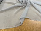 CREPE GEORGETTE DE SOIE GRIS SOURIS - My Little Coupon