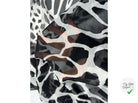 CRÊPE GEORGETTE DE SOIE IMPRIMÉ GIRAFE - My Little Coupon - tissu - coudre