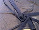 CREPE GEORGETTE DE SOIE MARINE EN 110 - My Little Coupon