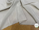 CREPE GEORGETTE DE SOIE SATINÉ GRIS CLAIR - My Little Coupon