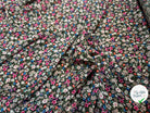 CREPE GEORGETTE EXPLOSION DE FLEURS - My Little Coupon