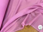 CRÊPE GEORGETTE FLUIDE ROSE BONBON PREMIUM - My Little Coupon