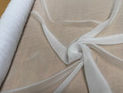 CREPE GEORGETTE ULTRA FLUIDE BLANC OPTIQUE - My Little Coupon