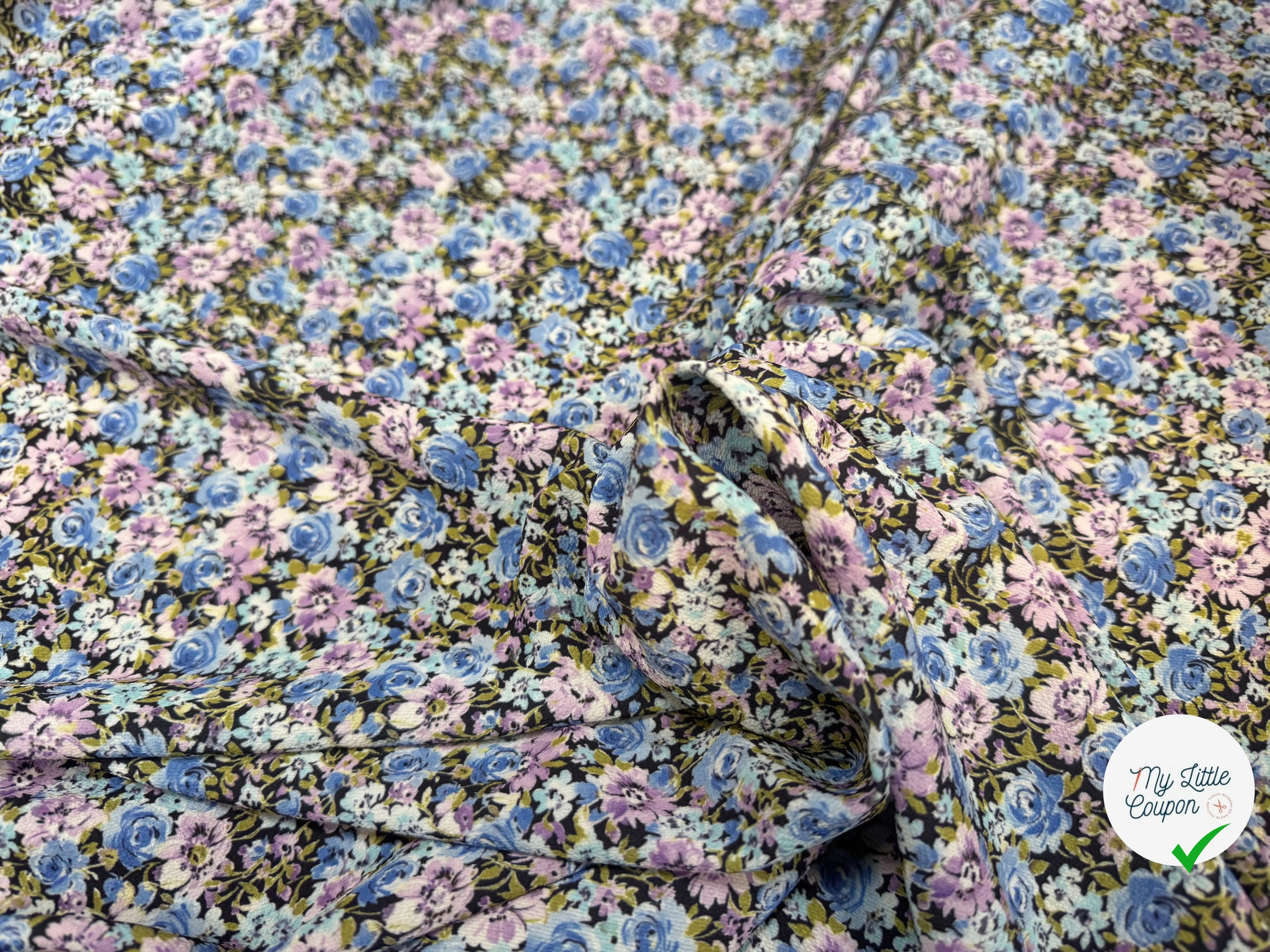 CREPE IMPRIMÉ FLEURS - My Little Coupon