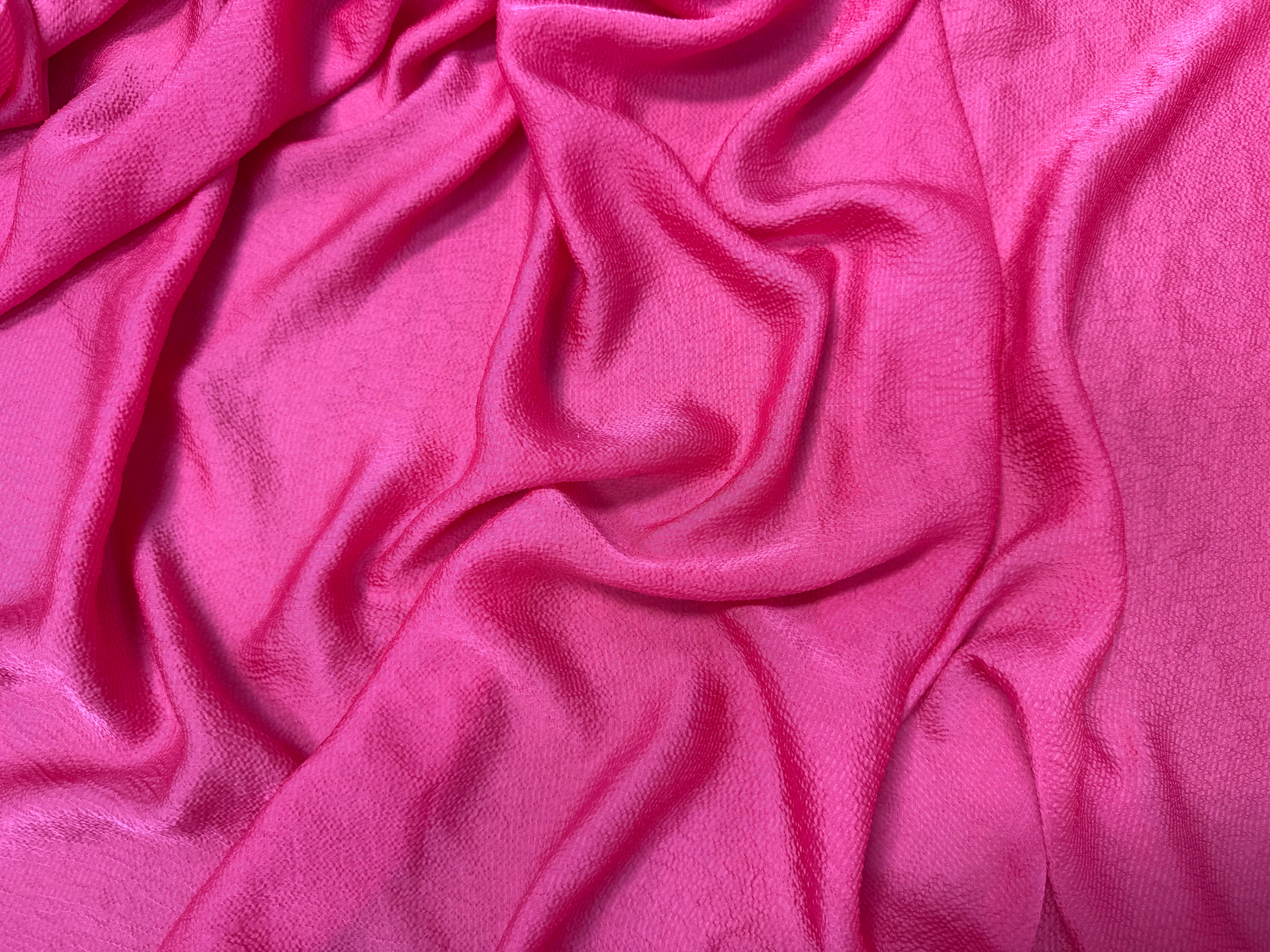CREPE JAPONAIS GAUFFRÉ UNI ROSE - My Little Coupon