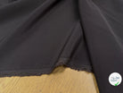 CREPE LÉGÈREMENT SATINÉ ACÉTATE VISCOSE MARRON FONCÉ - My Little Coupon