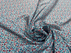 CRÊPE LÉGÈREMENT SATINÉ FLEURS DE BLEU MLC INTERN