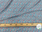 CRÊPE LÉGÈREMENT SATINÉ FLEURS DE BLEU MLC INTERN
